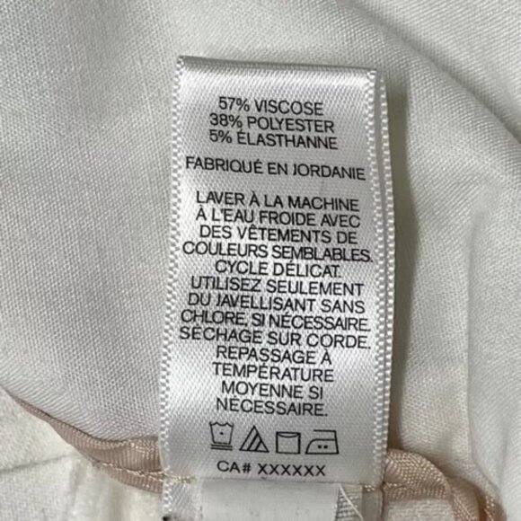 Express Editor Pants Women's Size 8 White Cropped Stretch Classy Career EUC - Picture 5 of 8